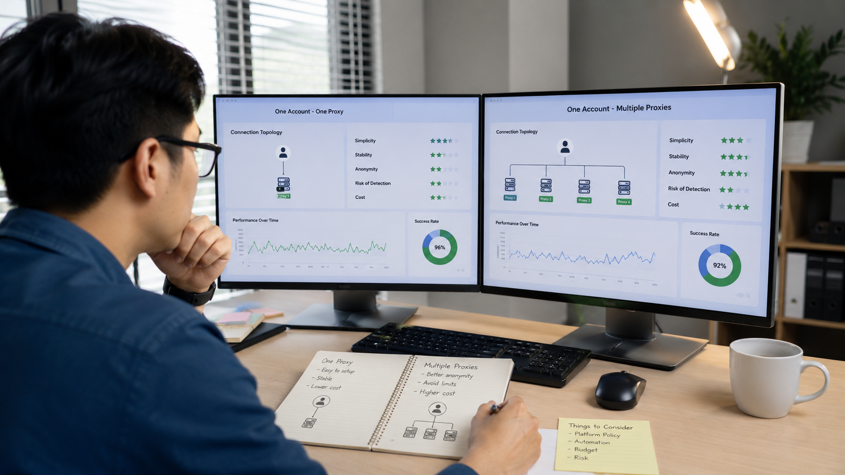 Một Tài Khoản Nên Dùng Một Proxy Hay Nhiều Proxy? Hướng Dẫn Chi Tiết Cho Marketer