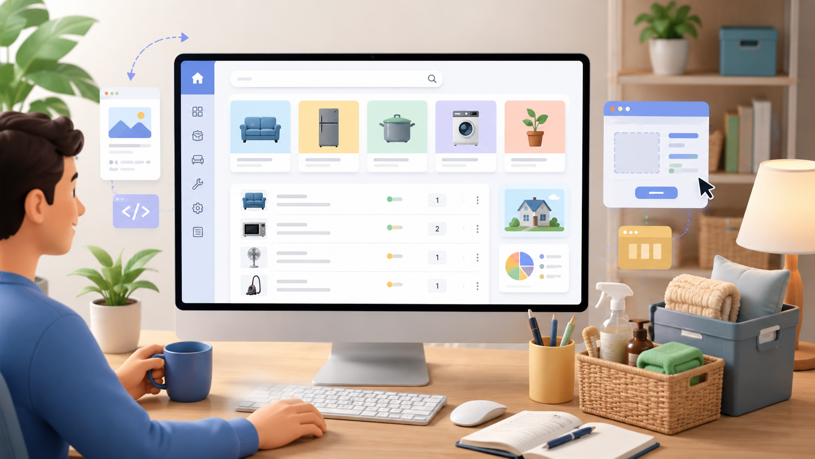 Hướng dẫn tạo website quản lý vật dụng gia đình đơn giản cho người mới
