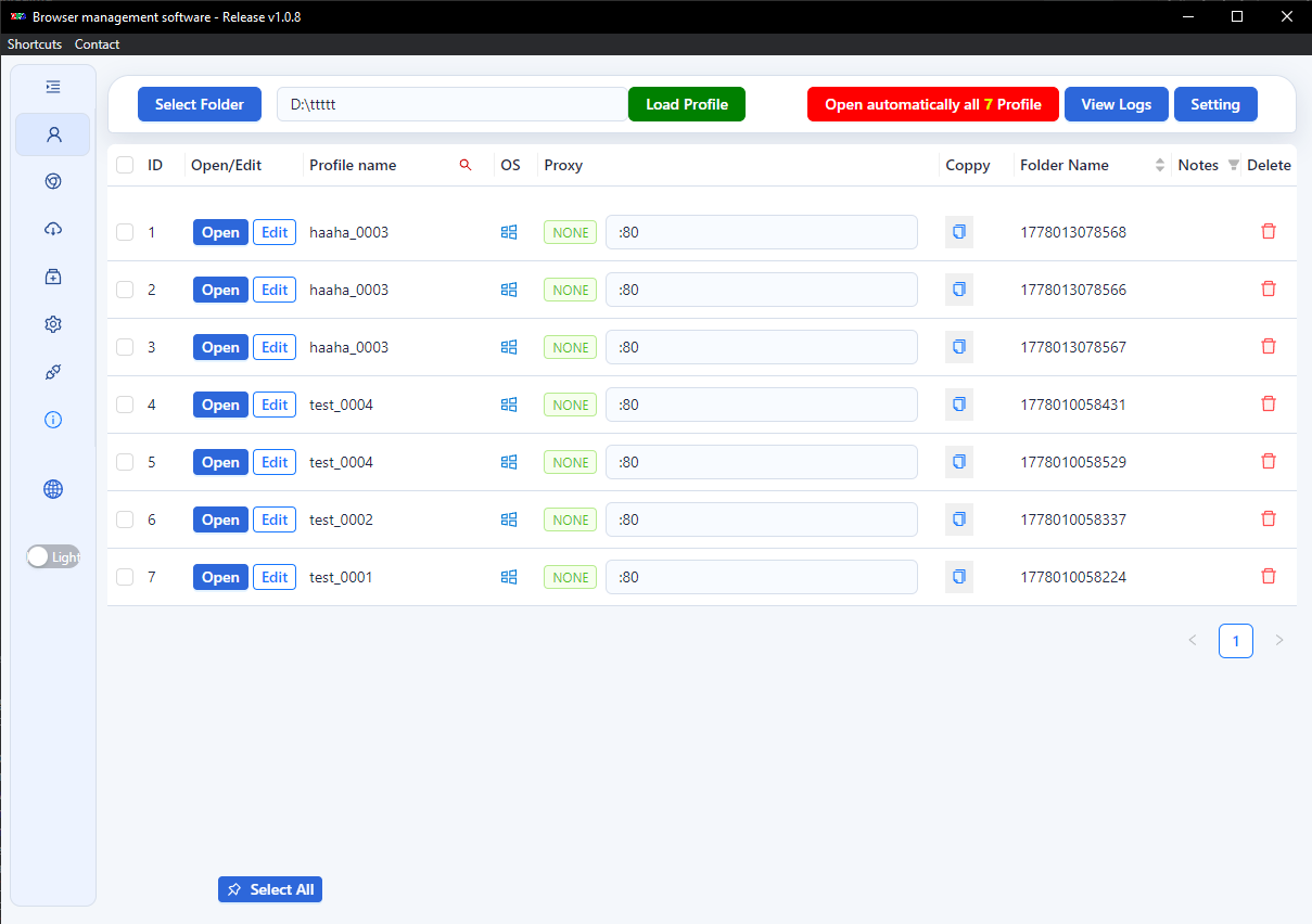 Gologin Manager - Công Cụ Quản Lý Profile